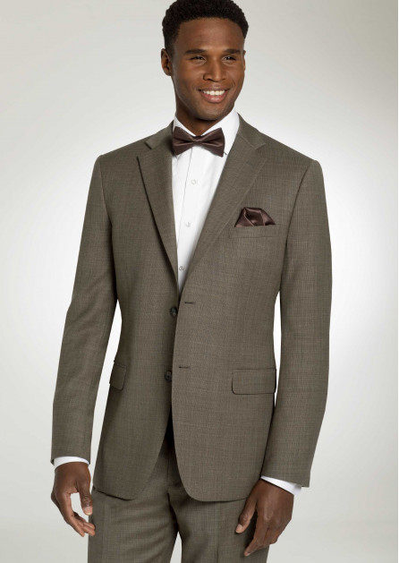 Ike Behar Brown Archer Suit