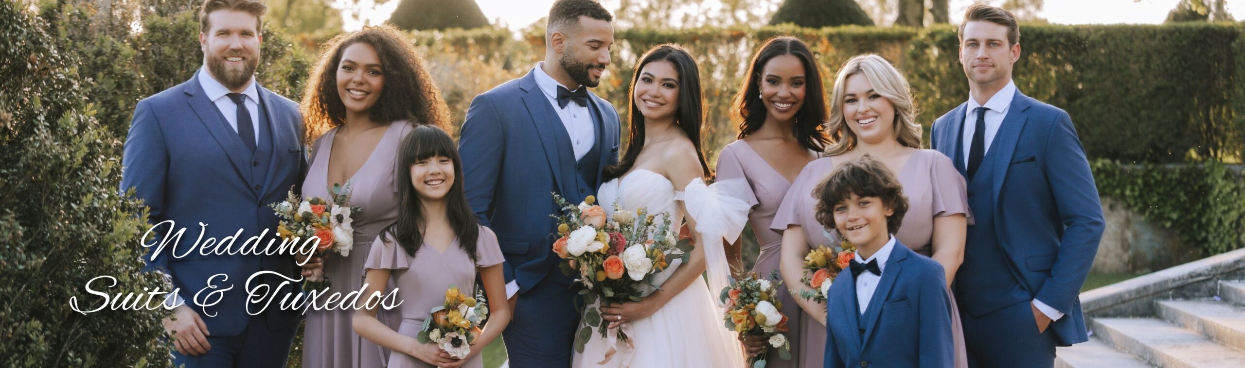 Group of people at wedding