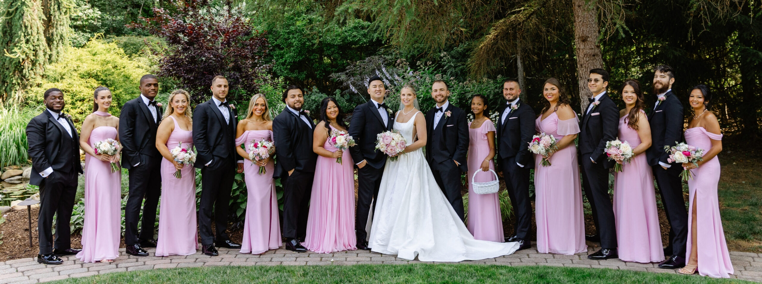 tuxedo by sarno black tie marzotto wedding party emily