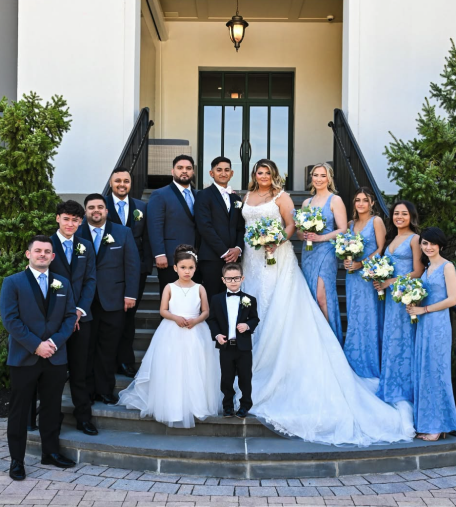 Modern wedding style is moving away from perfectly identical matching.