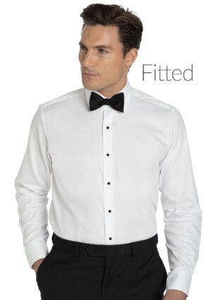 White Cotton Rich Fitted Shirt