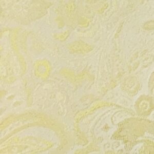 Floral Paisley Canary Yellow Swatch