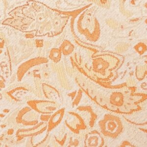 Floral Paisley Dark Peach Swatch