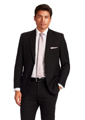 Blk Super 120's Luxury Wool Stretch Purchase Suit