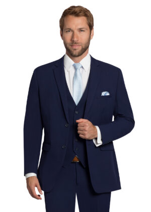 Navy Super 120's Luxury Wool Stretch Purchase Suit