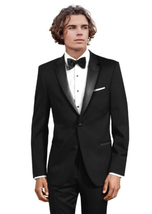 Black Super 120's Luxury Wool Stretch Purchase Tux