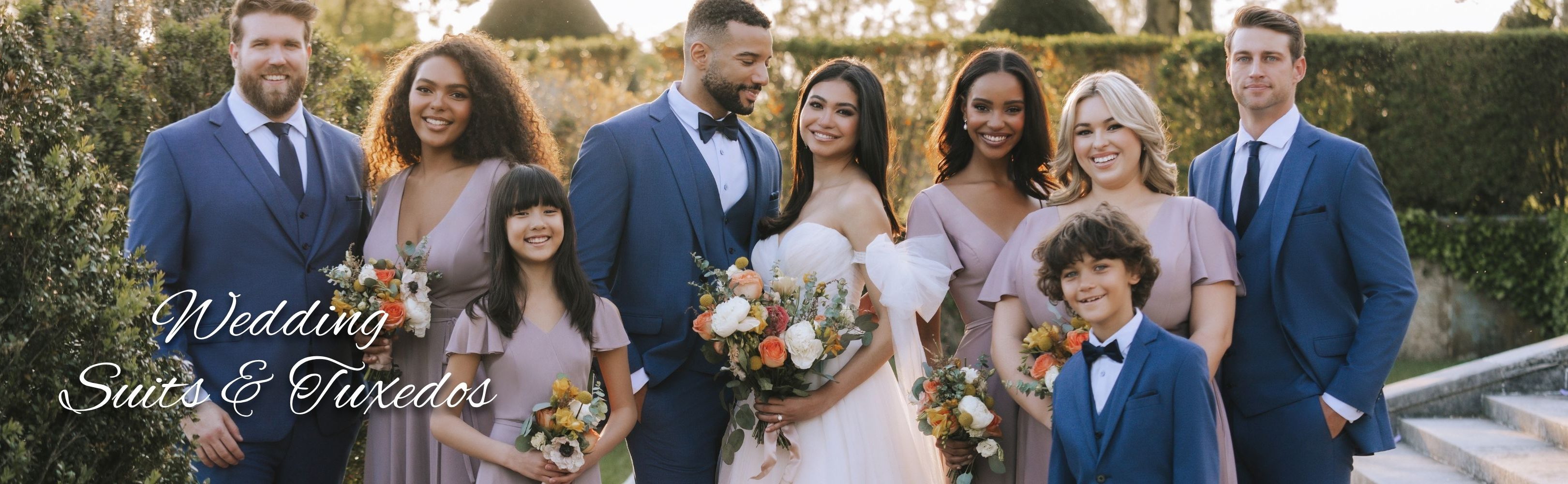 Group of people at wedding